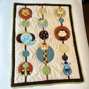 Nojo Safari Animals Crib